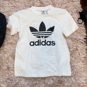 kids Adidas shirt white